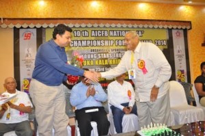 Shri. Bhausaheb & Shri. Prasad Deshmukh in inauguration